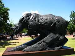Enormous Rhino at Die Braak