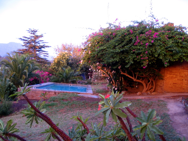 Pool in the front garden