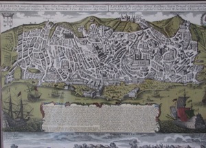 The town was in large parts destroyed by the earthquake of 1 November 1755