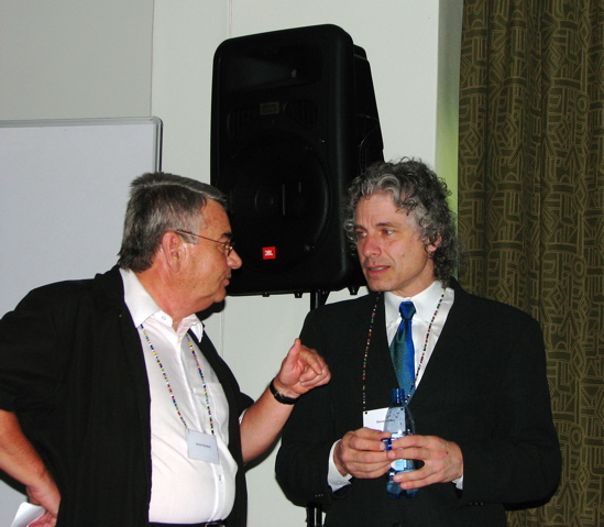 Istvan Kesckes and Steven Pinker